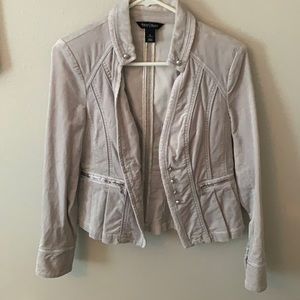White House black market Suede Blazer